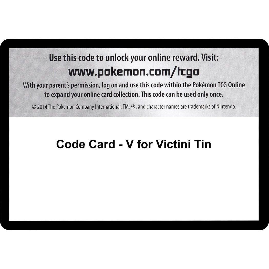 Image for Code Card - V for Victini Tin (NVI) - Pokemon