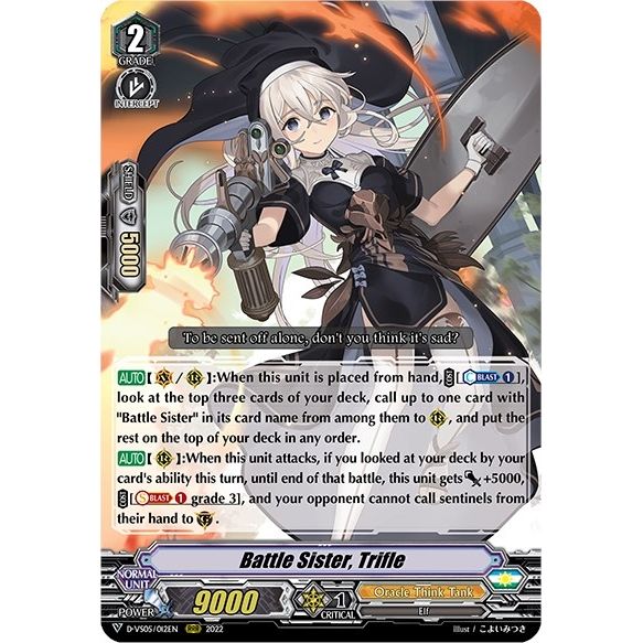 Image for Battle Sister, Trifle (D-VS05/012EN) (D-VS05) - Cardfight Vanguard