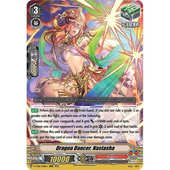 Image for Dragon Dancer, Nastasha (D-VS05/028EN) (D-VS05) - Cardfight Vanguard