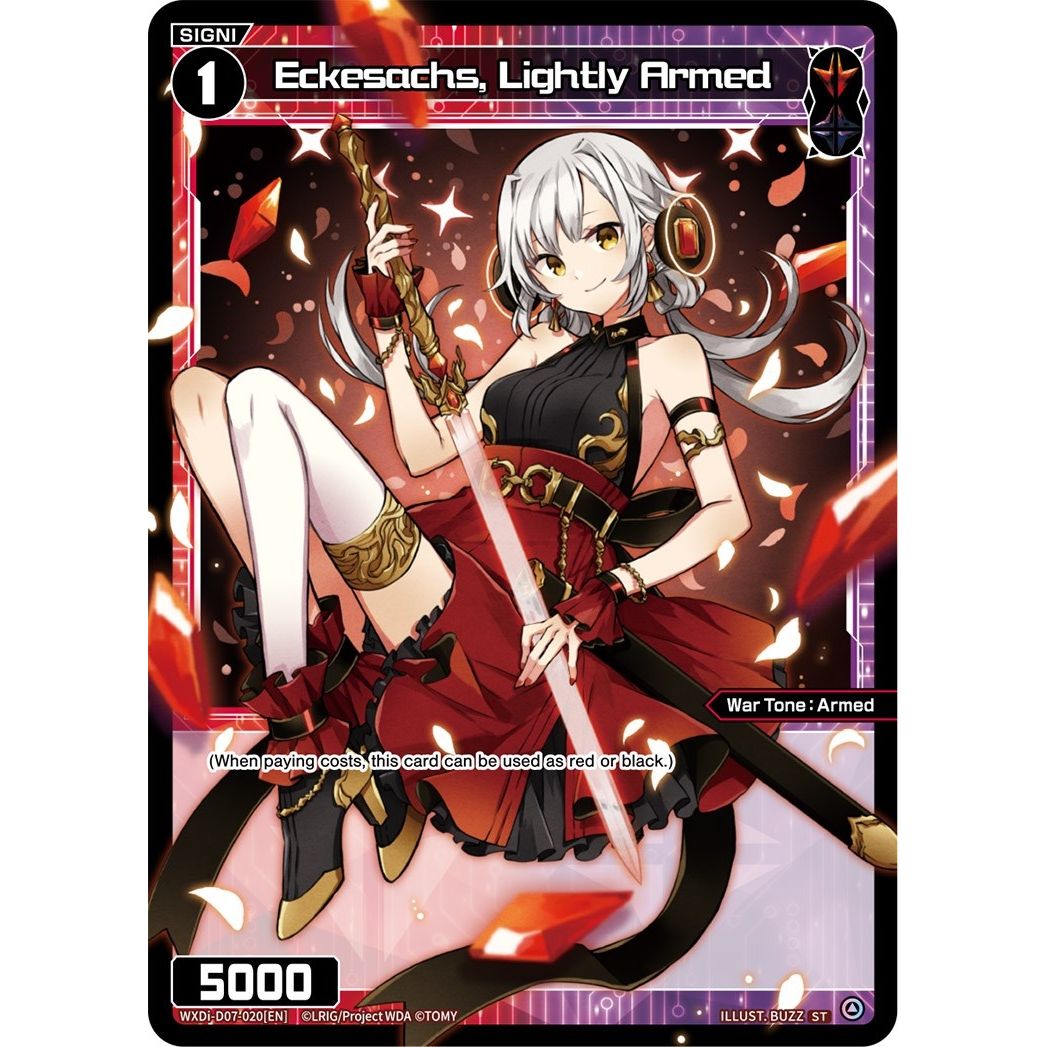 Image for Eckesachs, Lightly Armed (WXDi-D07-020[EN]) (WXDi-D07) - WIXOSS