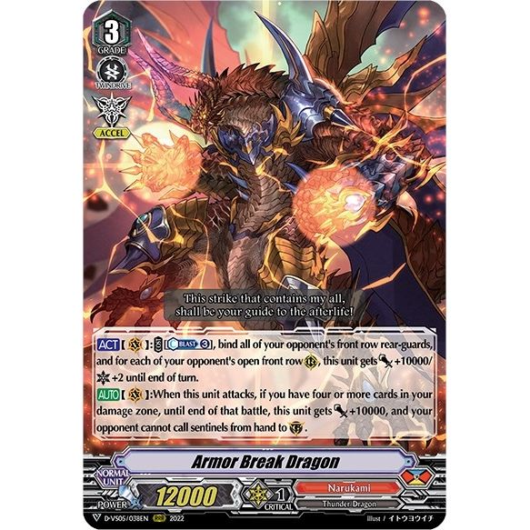 Image for Armor Break Dragon (D-VS05/038EN) (D-VS05) - Cardfight Vanguard