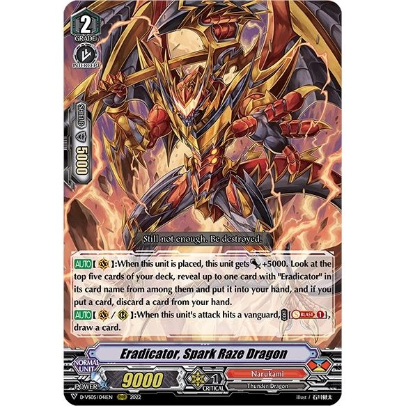 Image for Eradicator, Spark Raze Dragon (D-VS05/041EN) (D-VS05) - Cardfight Vanguard