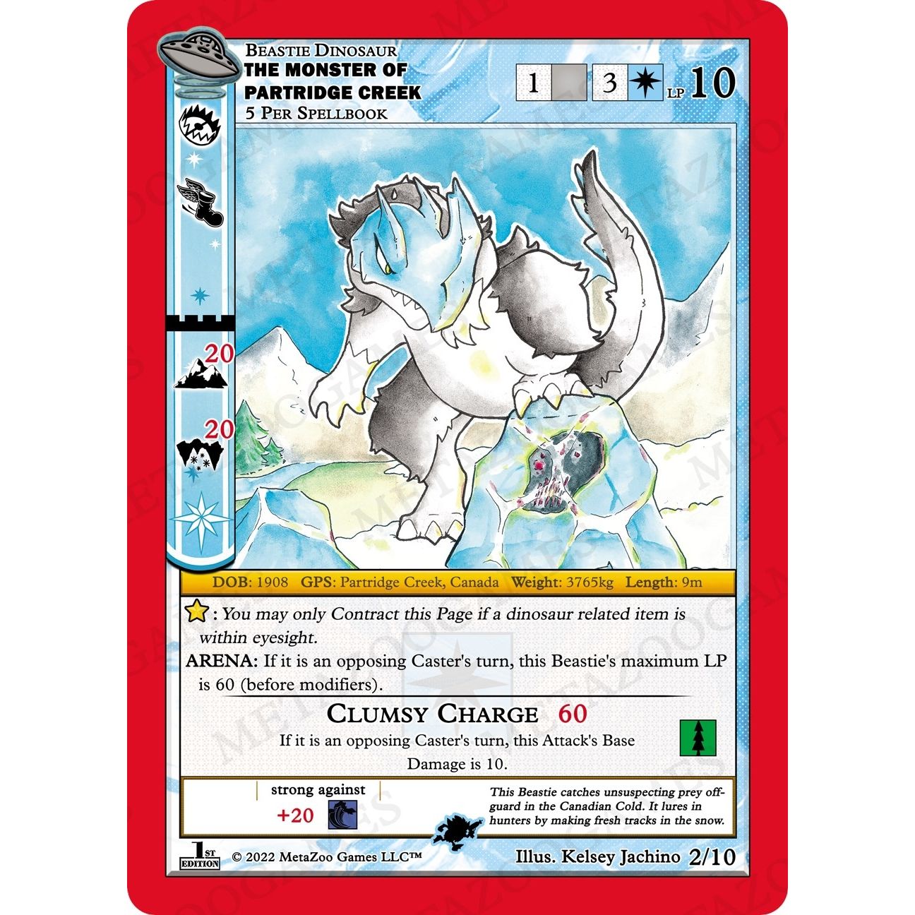 Image for The Monster of Partridge Creek (2/10) (UFOFE-RE) - MetaZoo