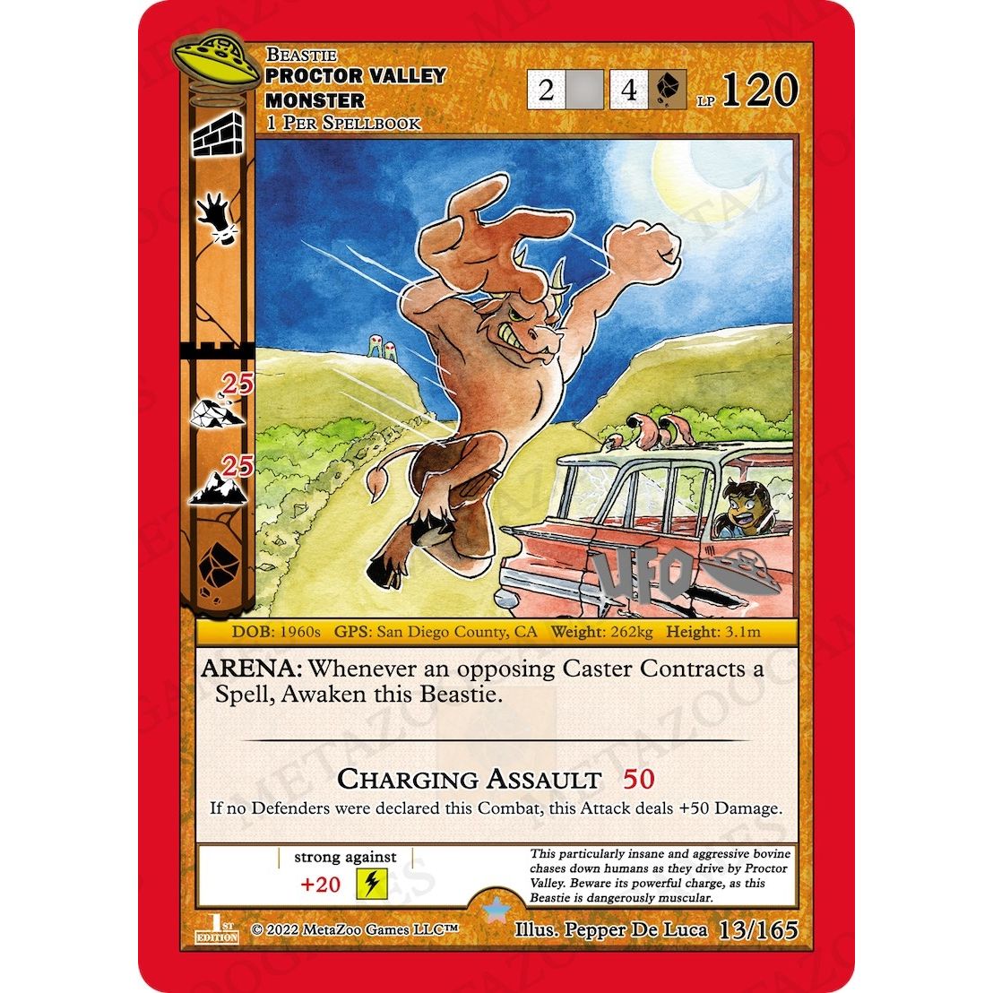 Image for Proctor Valley Monster (013/165) (UFOFE-SP) - MetaZoo