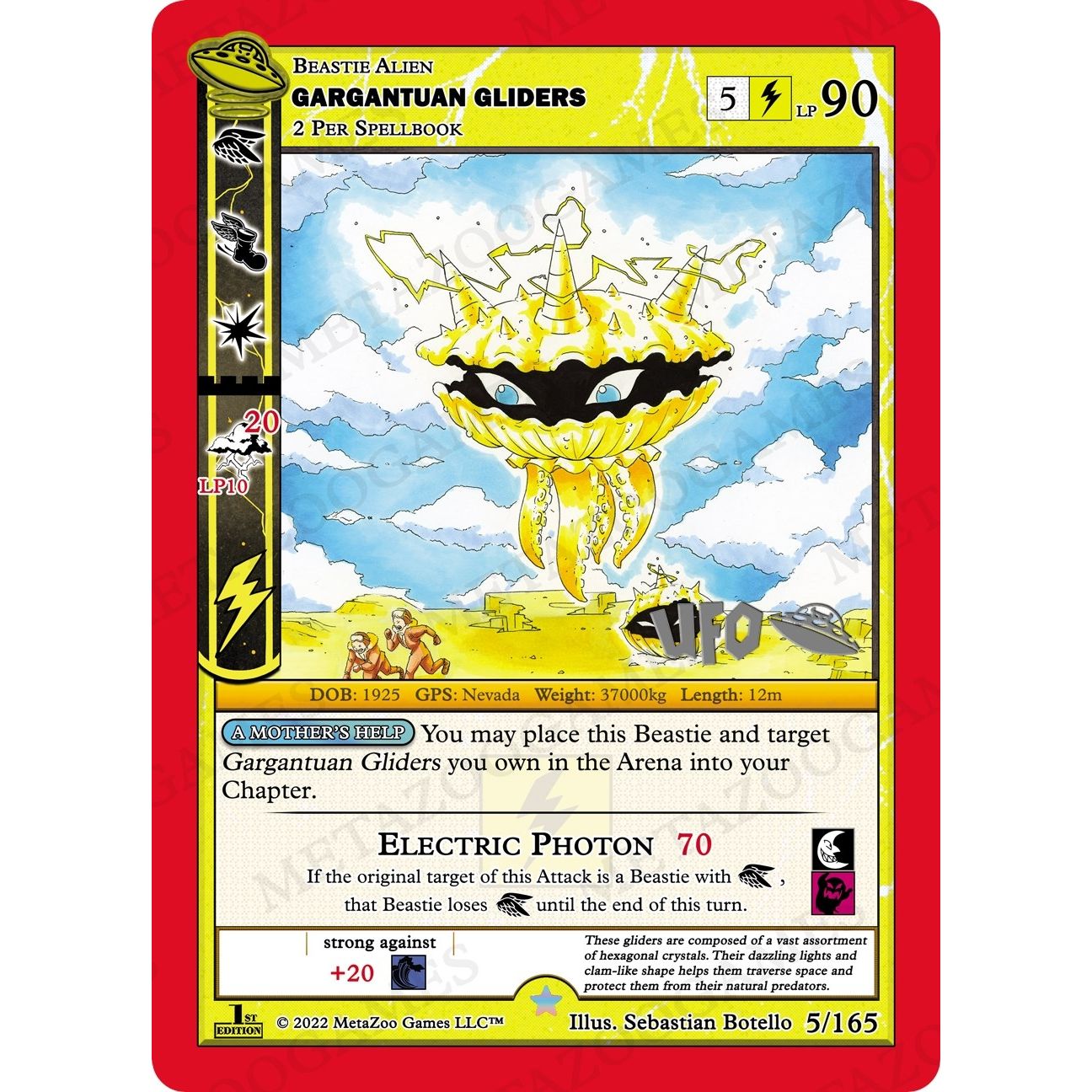 Image for Gargantuan Gliders (005/165) (UFOFE-SP) - MetaZoo
