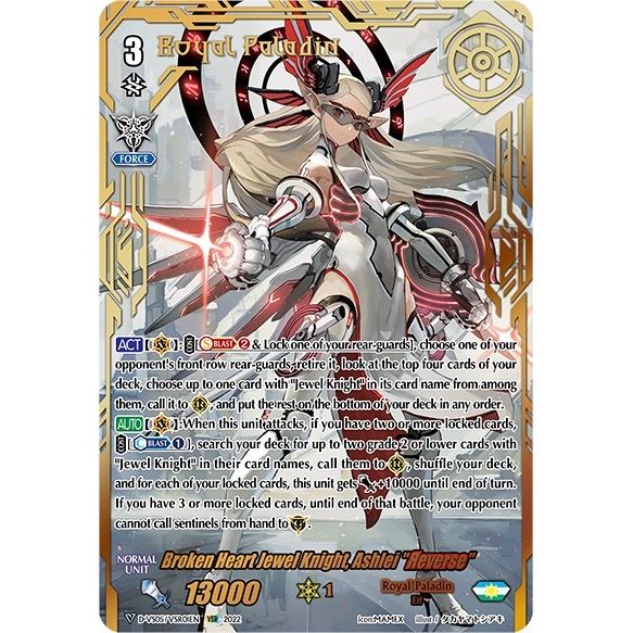 Image for Broken Heart Jewel Knight, Ashlei "Reverse" (VSR) (D-VS05/VSR01EN) (D-VS05) - Cardfight Vanguard