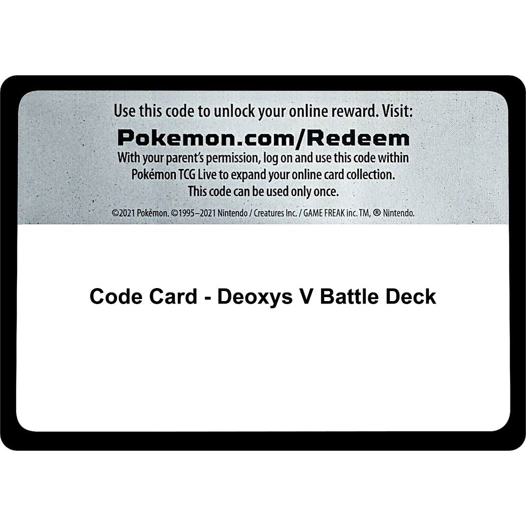 Image for Code Card - Deoxys V Battle Deck (MCAP) - Pokemon
