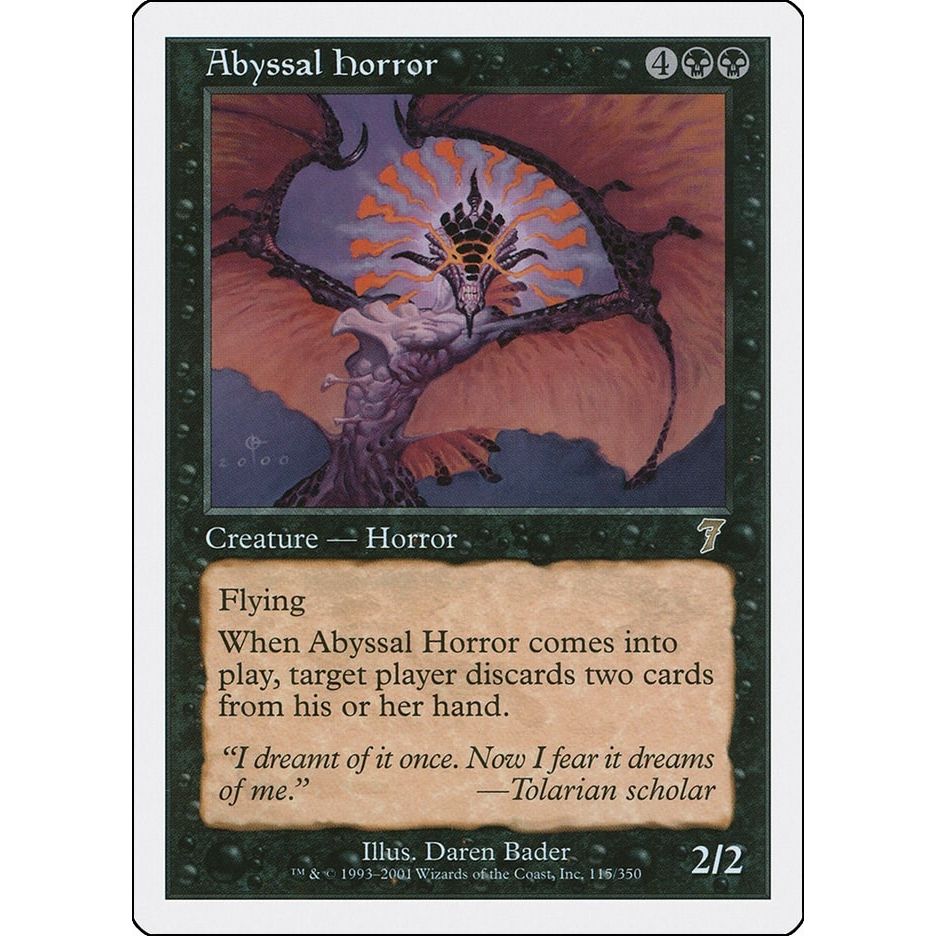 Image for Abyssal Horror (115) (7ED) - Magic: The Gathering