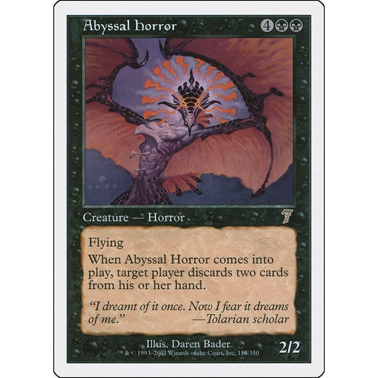 Image for Abyssal Horror (115) (7ED) - Magic: The Gathering