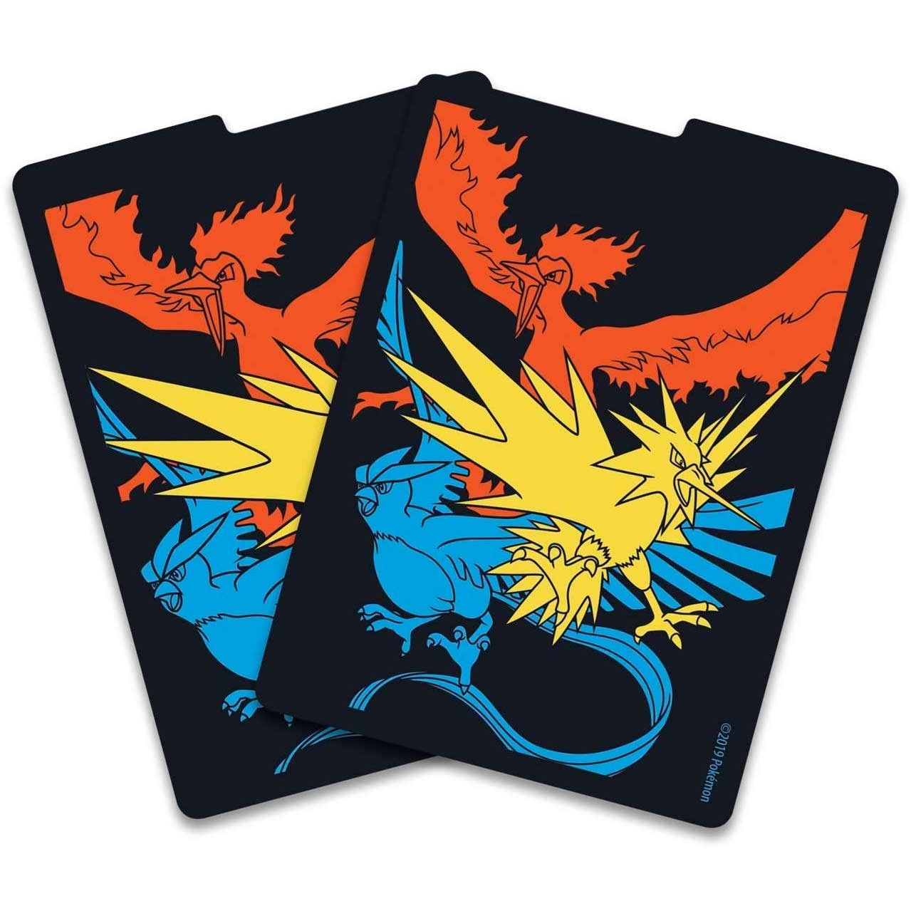 Image for Hidden Fates Card Divider - Moltres, Zapdos, and Articuno - Collectible Storage