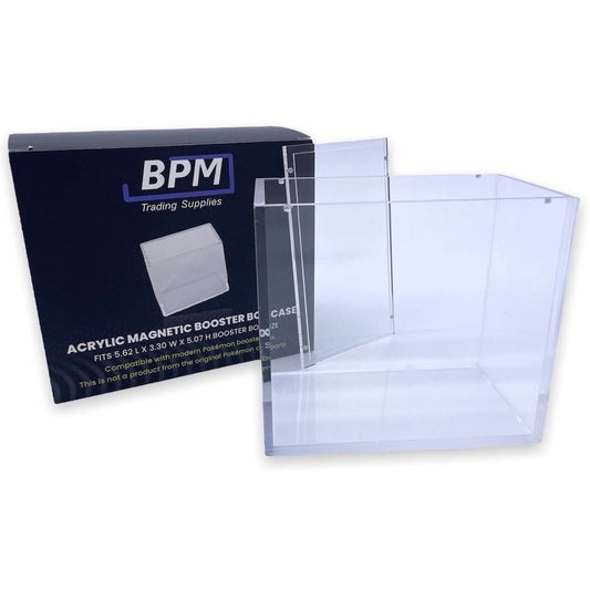 Image for Acrylic Magnetic Case Display High UV Up To 99% For Pokemon Booster - Collectible Storage