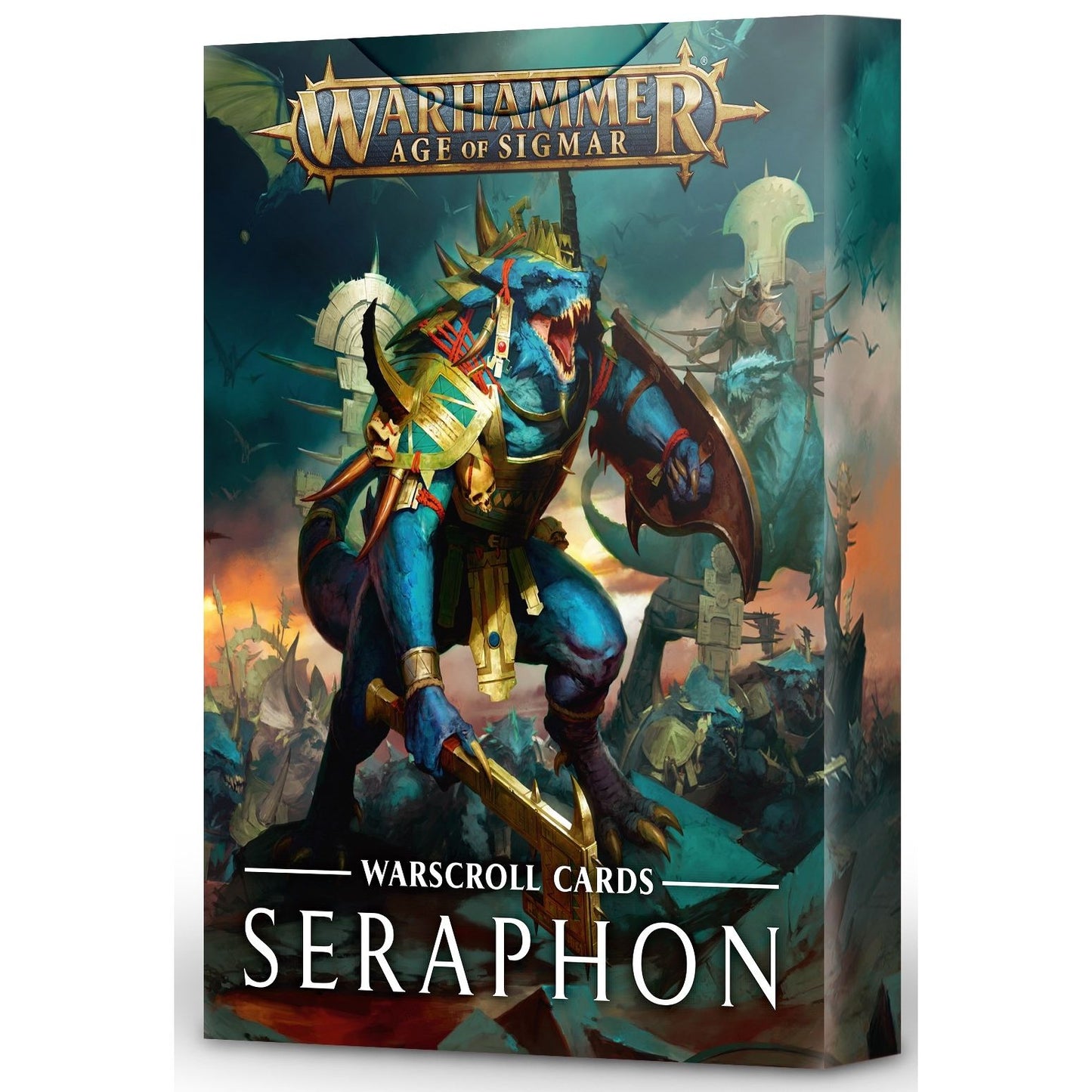Image for Warhammer: Age of Sigmar - Warscroll Cards: Seraphon - Warhammer Game Accessories