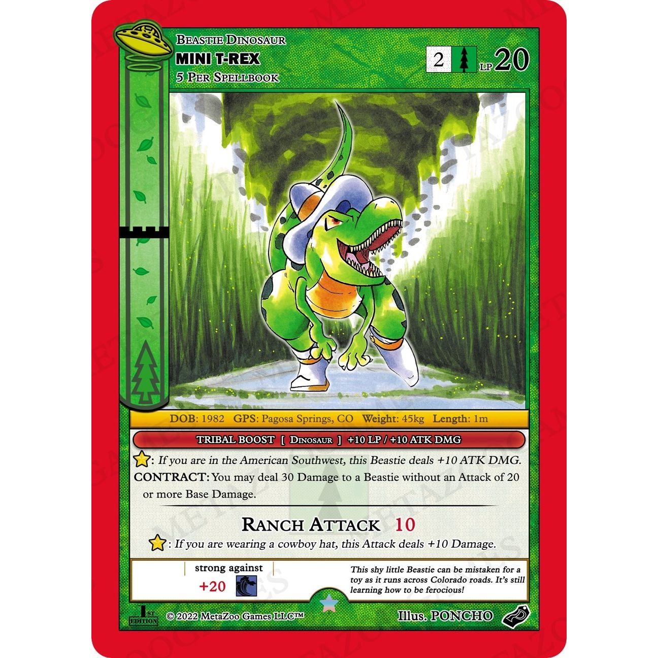 Image for Mini T-Rex (UFO: First Edition Blister Promo) (MISC) - MetaZoo