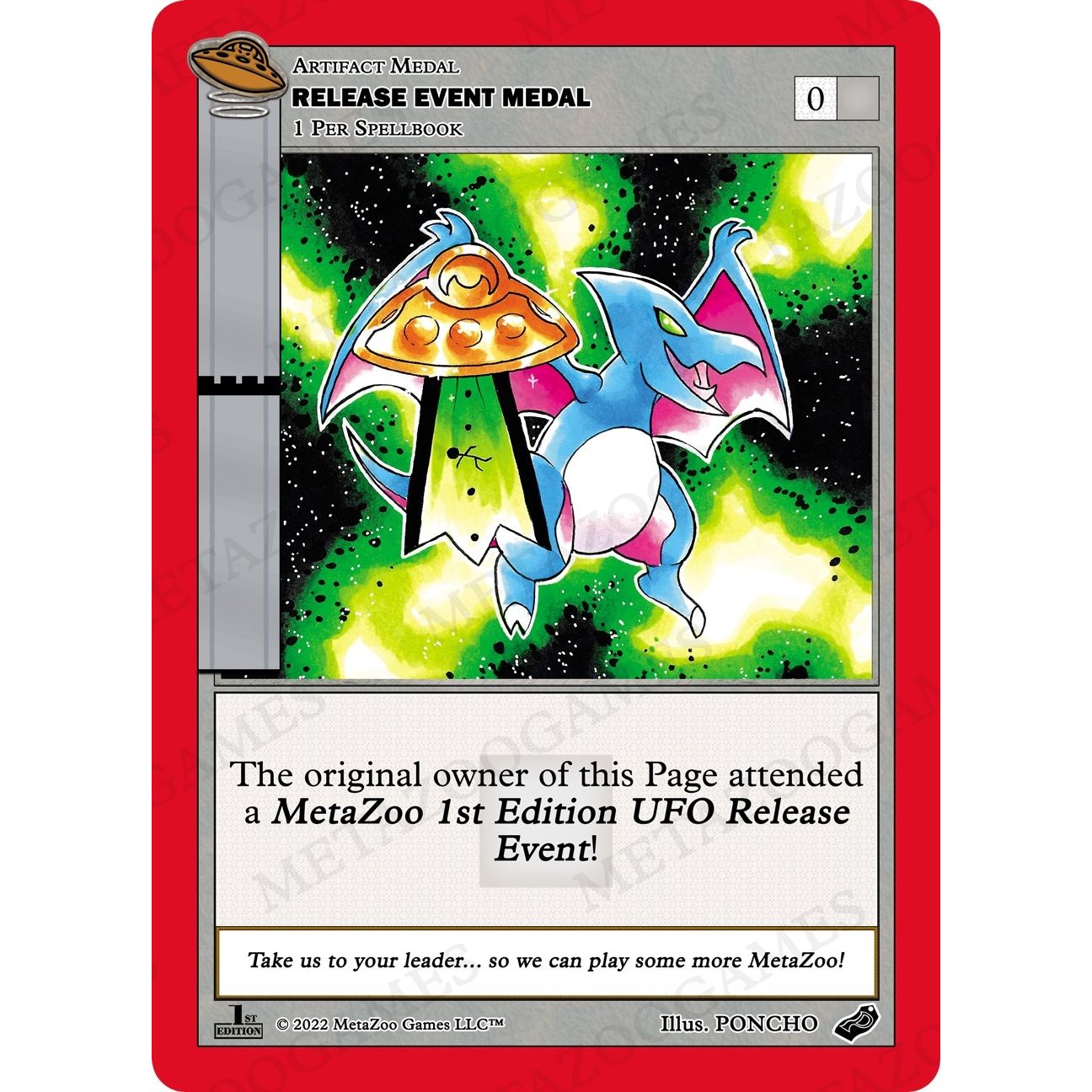 Image for Release Event Medal (UFO) (MEDALS) - MetaZoo
