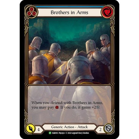 Image for Brothers in Arms (Blue) - FAB093 (FAB093) (PR) - Flesh and Blood TCG