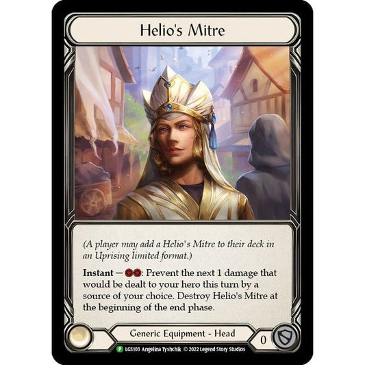 Image for Helio's Mitre - LGS103 (LGS103) (PR) - Flesh and Blood TCG