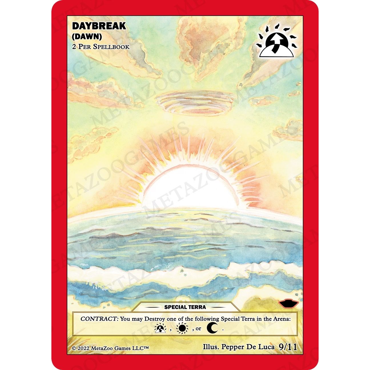 Image for Daybreak (Dawn) (9/11) (UFOFE-RE) - MetaZoo
