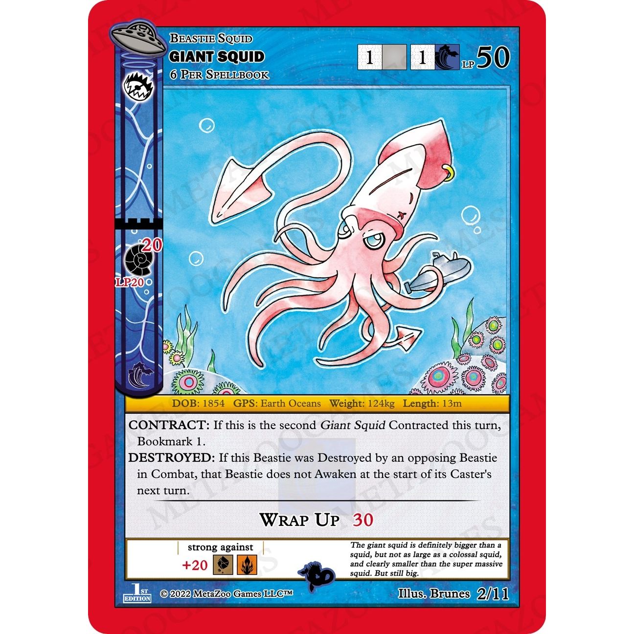 Image for Giant Squid (2/11) (UFOFE-RE) - MetaZoo