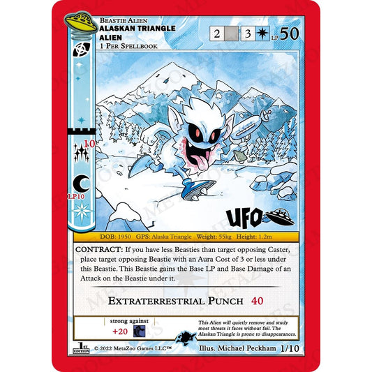 Image for Alaskan Triangle Alien (1/10) (UFOFE-RE) - MetaZoo