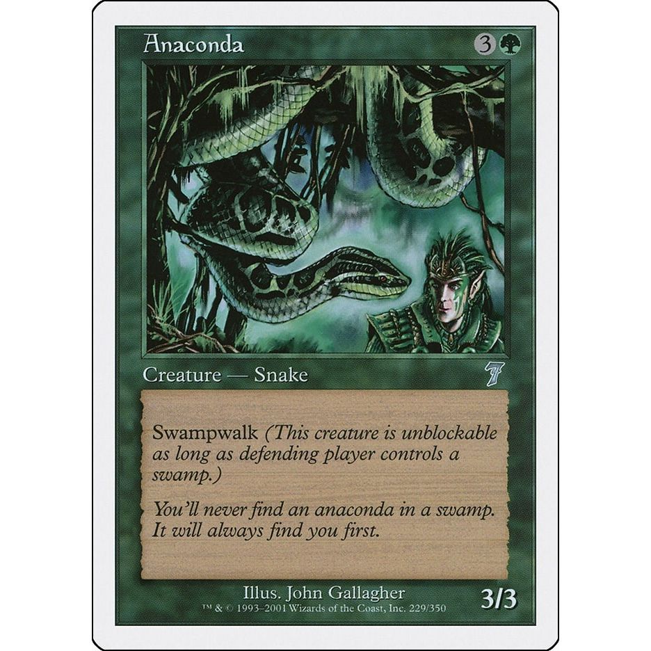 Image for Anaconda (229) (7ED) - Magic: The Gathering