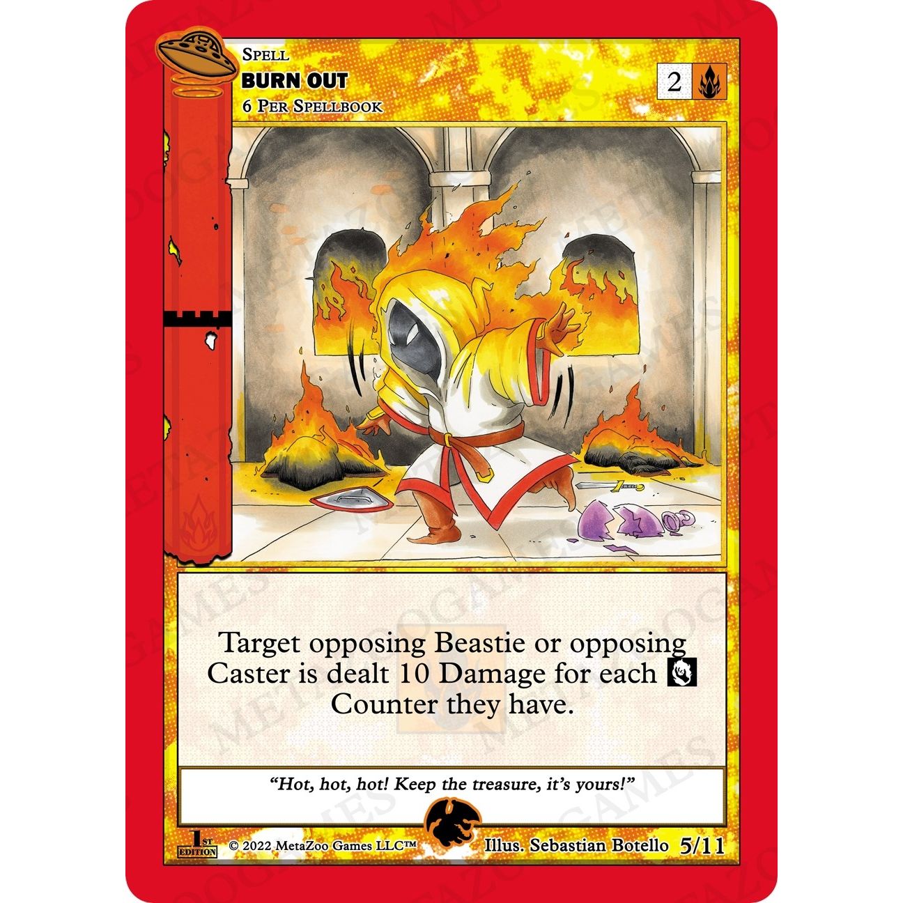 Image for Burn Out (5/11) (UFOFE-TD) - MetaZoo