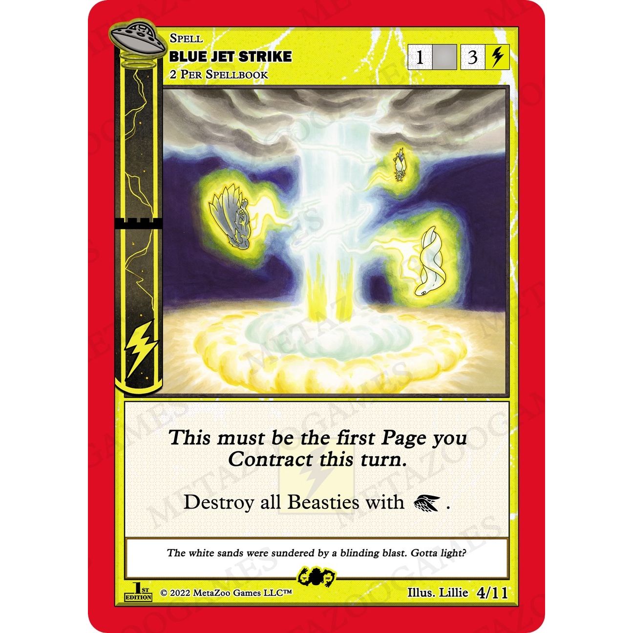 Image for Blue Jet Strike (4/11) (UFOFE-TD) - MetaZoo