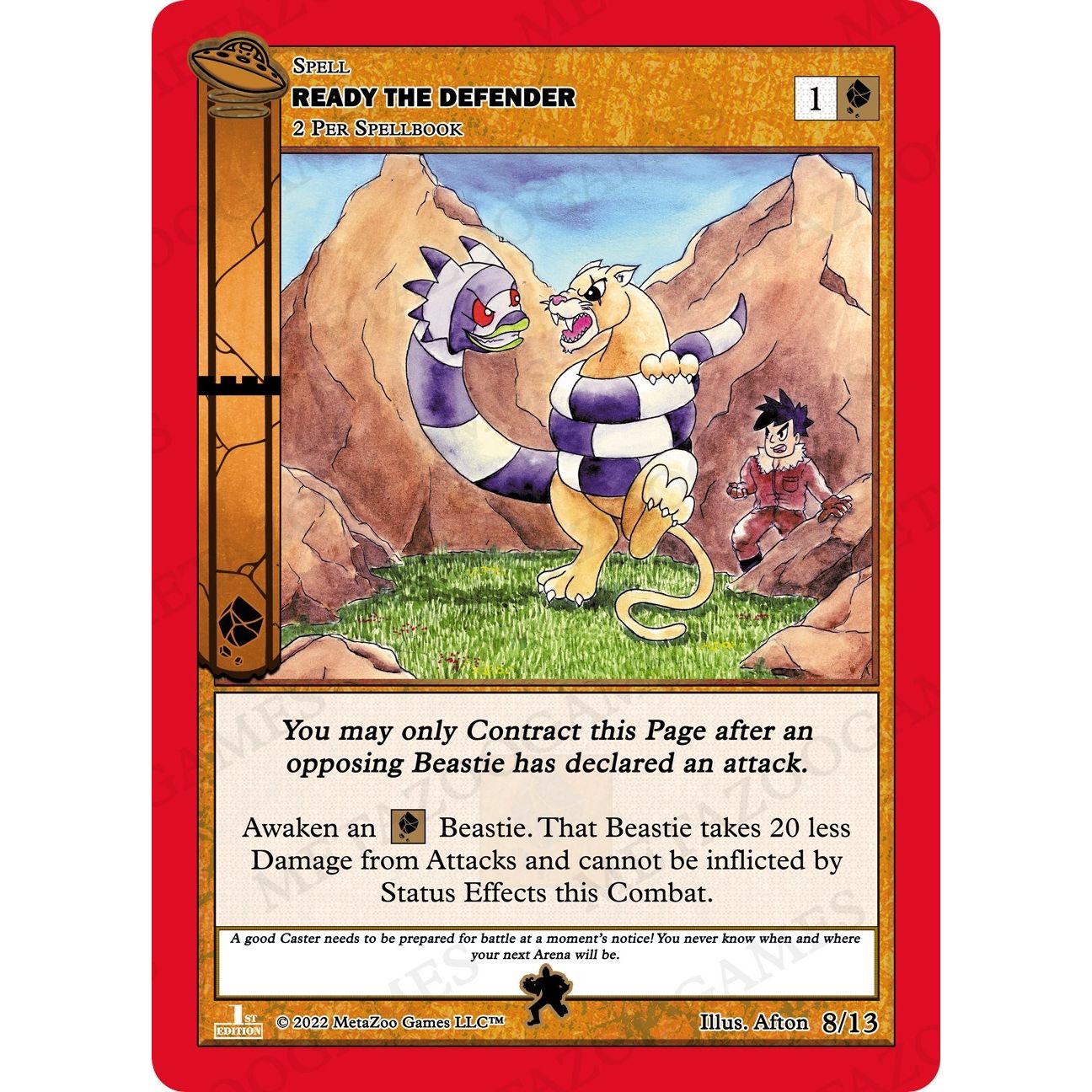 Image for Ready the Defender (8/13) (UFOFE-TD) - MetaZoo