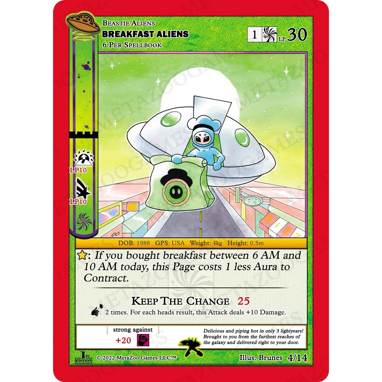 Image for Breakfast Aliens (4/14) (UFOFE-TD) - MetaZoo