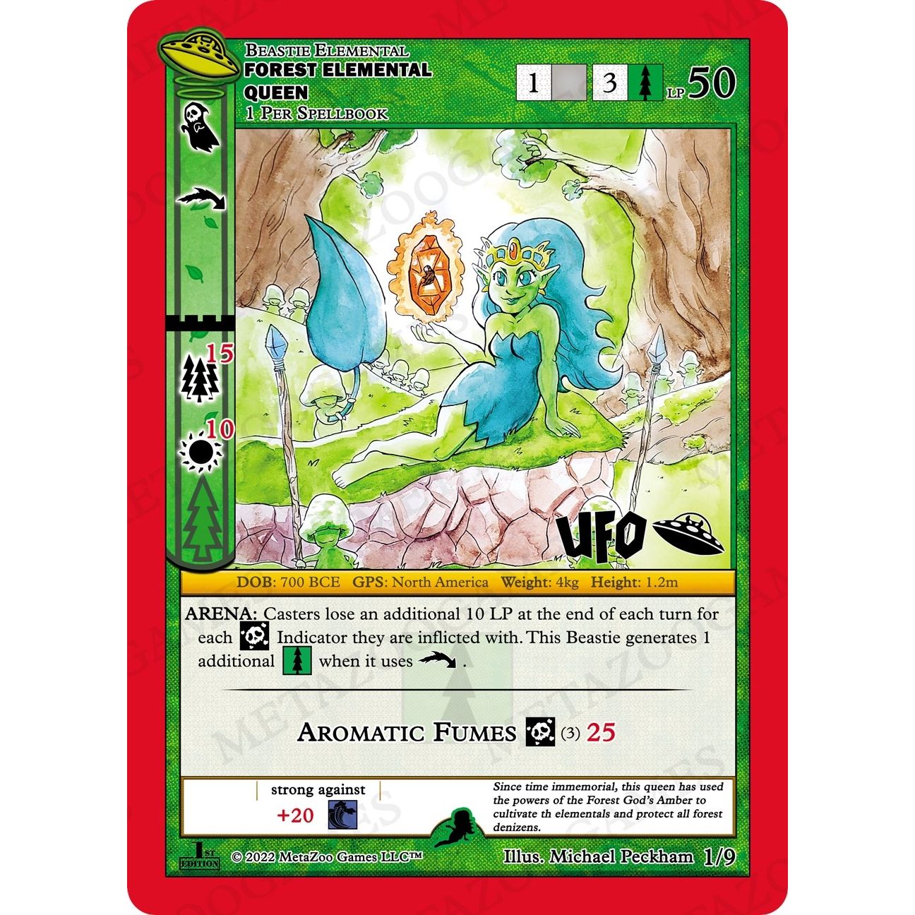 Image for Forest Elemental Queen (1/9) (UFOFE-TD) - MetaZoo