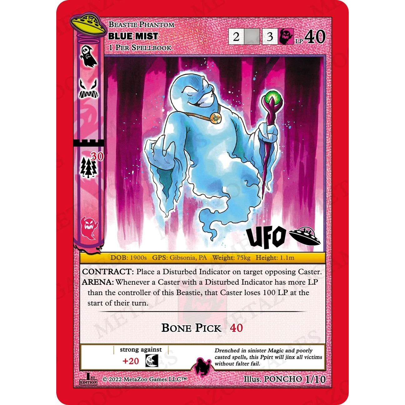 Image for Blue Mist (1/10) (UFOFE-RE) - MetaZoo