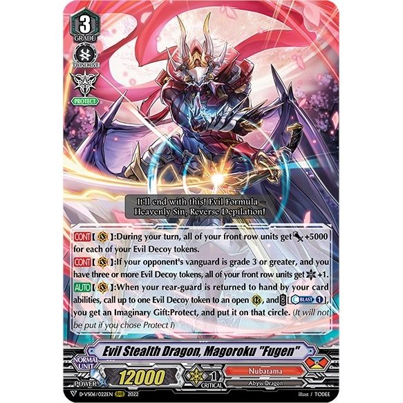 Image for Evil Stealth Dragon, Magoroku "Fugen" (D-VS06/022EN) (D-VS06) - Cardfight Vanguard