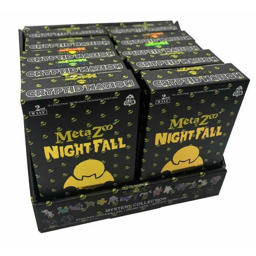 Image for Pin Club Nightfall Mystery Collection 2nd Wave Display - MetaZoo