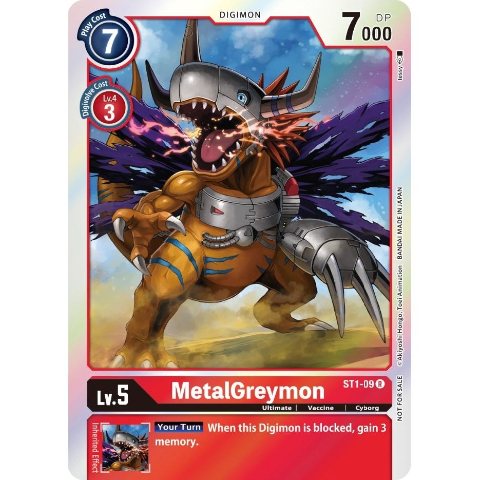 Image for MetalGreymon (Official Tournament Pack Vol. 6) (ST1-09 R) (ST-1) - Digimon Card Game