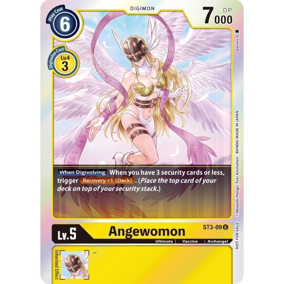Image for Angewomon (Official Tournament Pack Vol. 6) (ST3-09 U) (ST-3) - Digimon Card Game