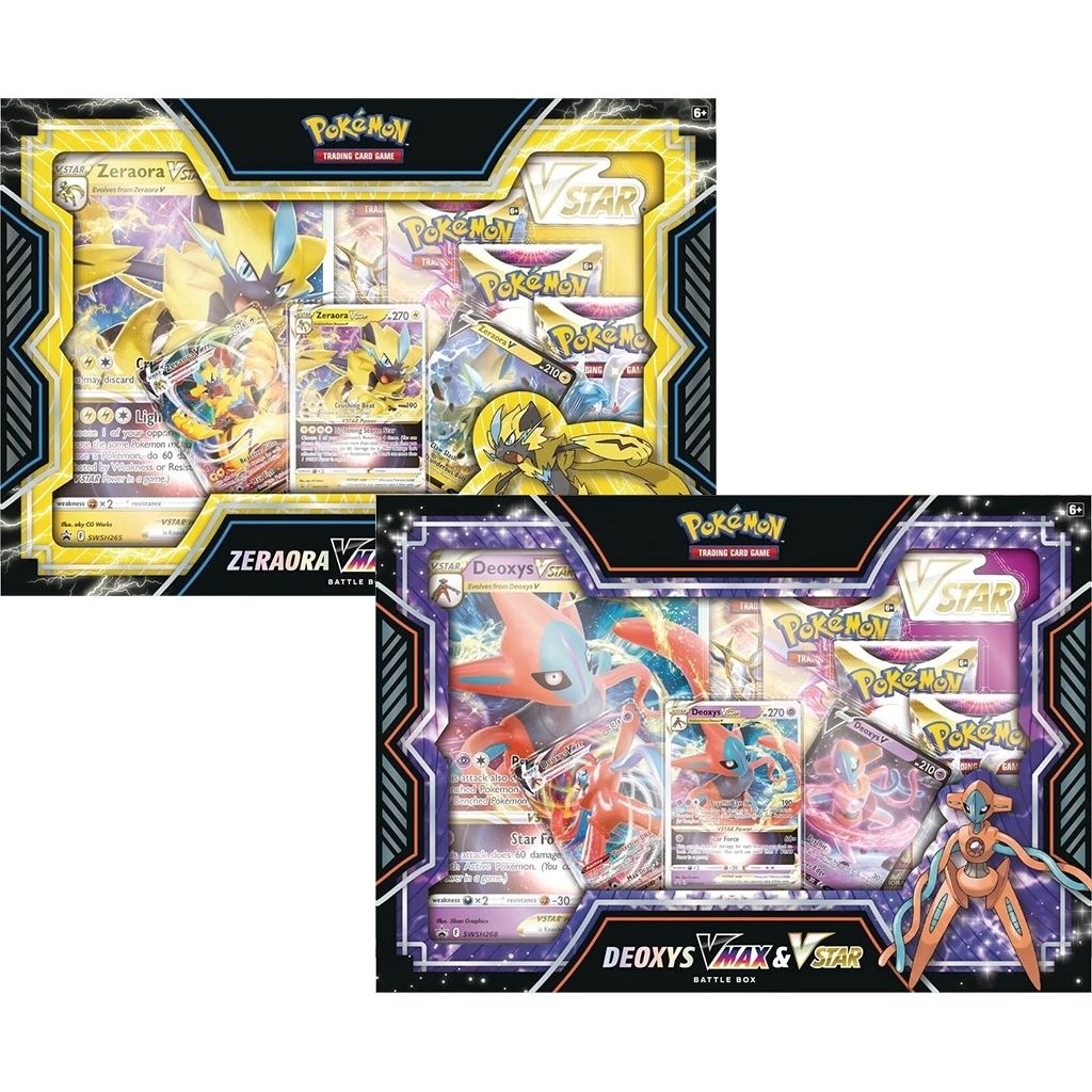 Image for Deoxys/Zeraora VMAX & VSTAR Battle Box [Set of 2] - Pokemon