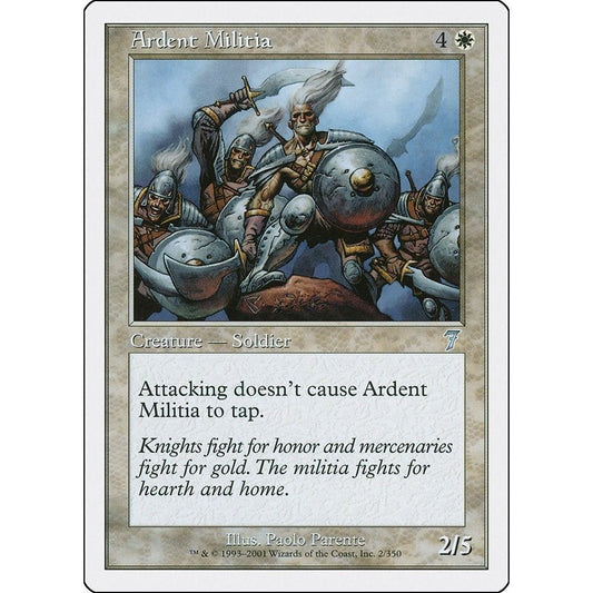 Image for Ardent Militia (2) (7ED) - Magic: The Gathering