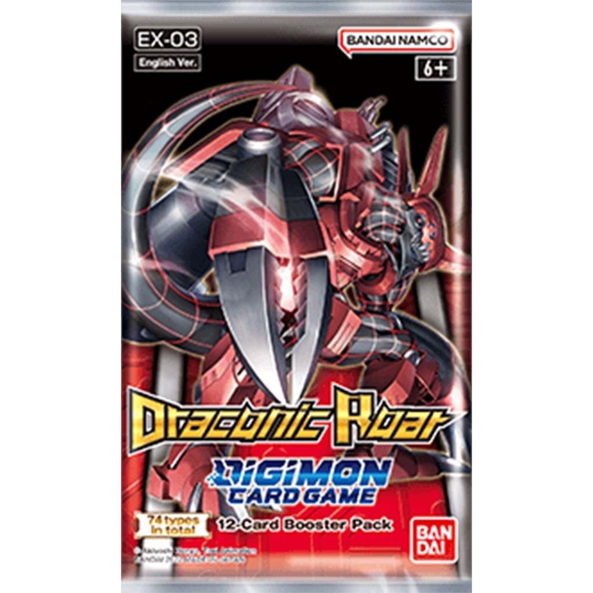 Image for Draconic Roar Booster Pack - Digimon Card Game