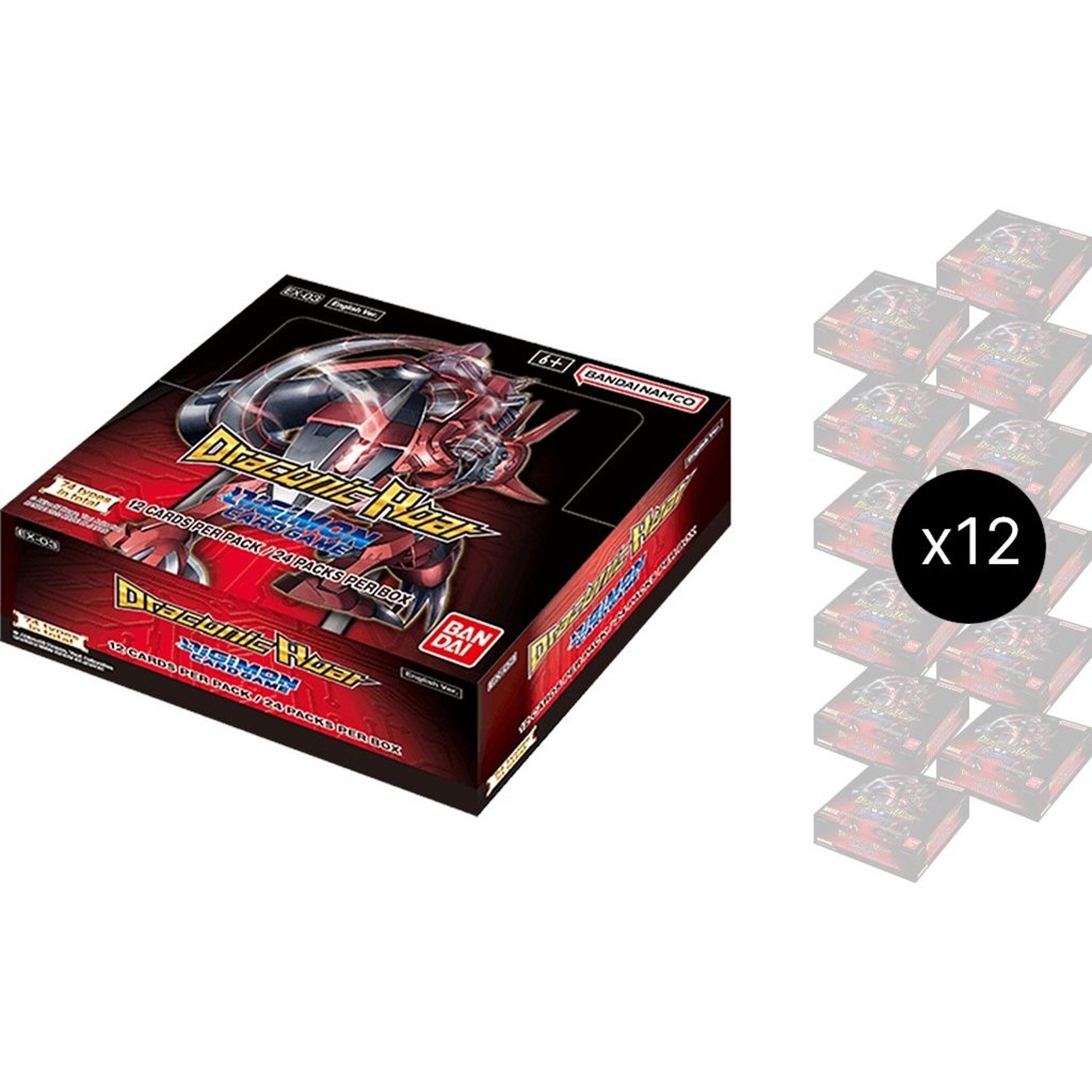 Image for Draconic Roar Booster Box Case - Digimon Card Game
