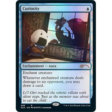 Image for Curiosity (403) (SLD) - Magic: The Gathering