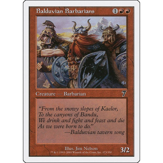 Image for Balduvian Barbarians (173) (7ED) - Magic: The Gathering