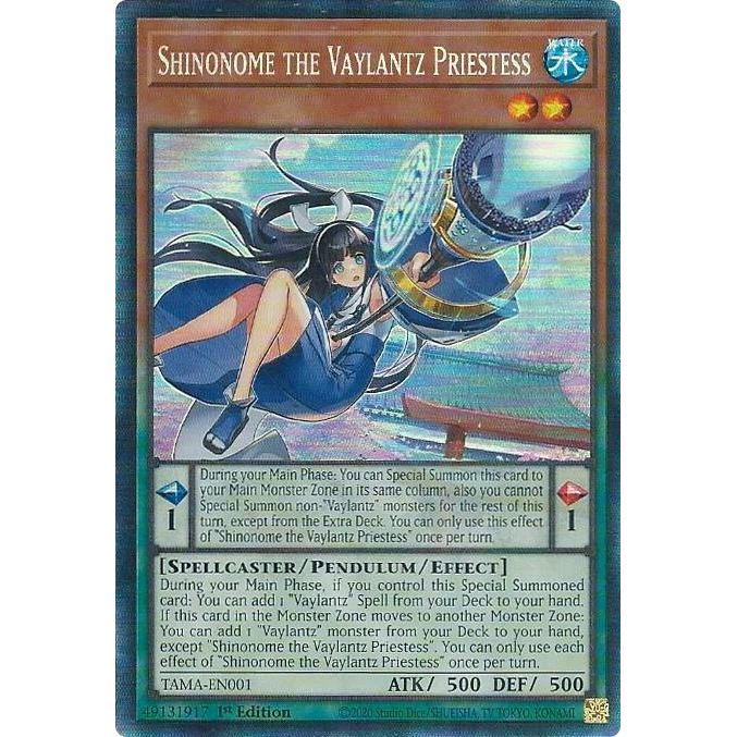 Image for Shinonome the Vaylantz Priestess (CR) (TAMA-EN001) (TAMA) - YuGiOh
