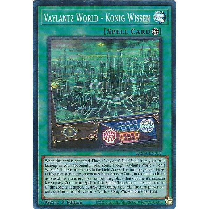 Image for Vaylantz World - Konig Wissen (TAMA-EN013) (TAMA) - YuGiOh