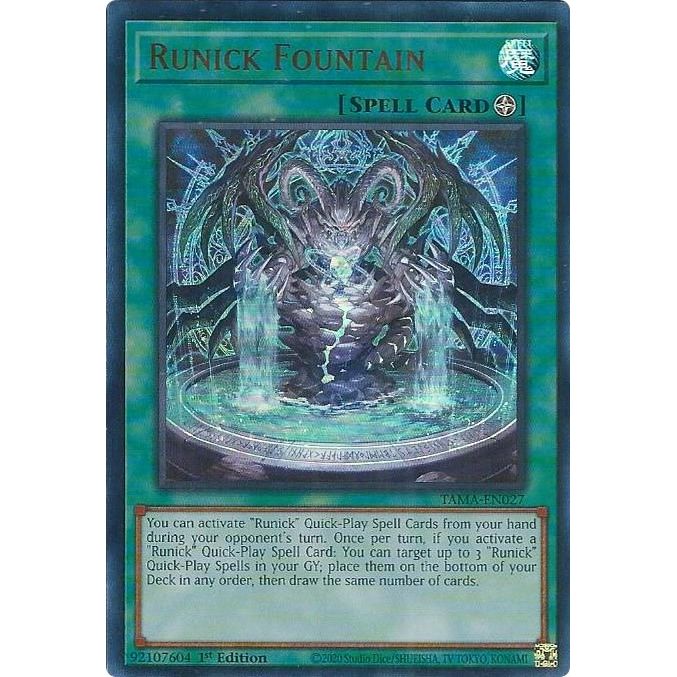 Image for Runick Fountain (TAMA-EN027) (TAMA) - YuGiOh