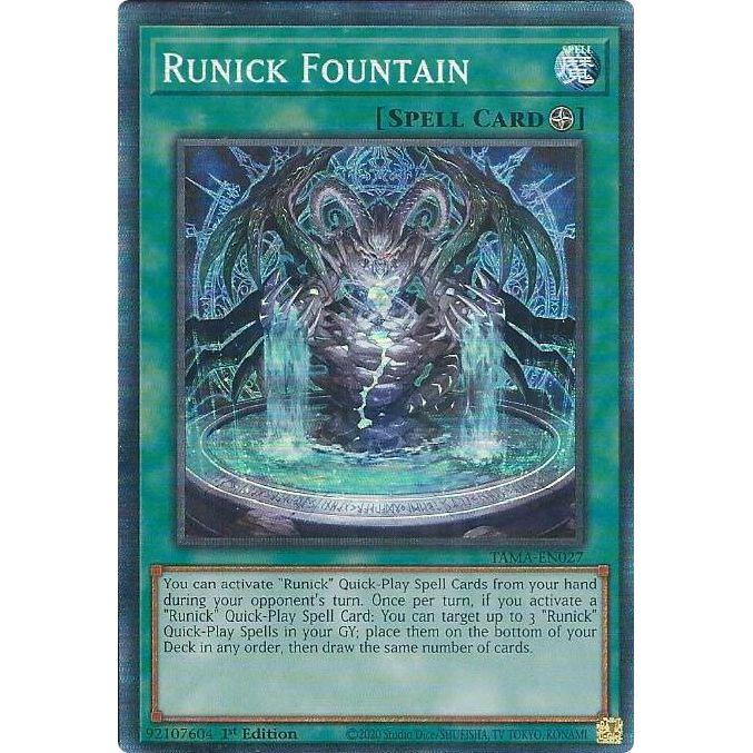 Image for Runick Fountain (CR) (TAMA-EN027) (TAMA) - YuGiOh