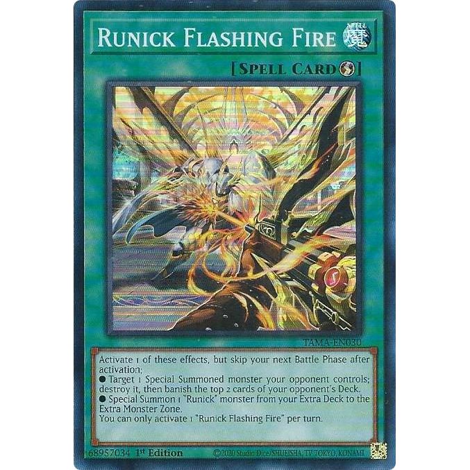 Image for Runick Flashing Fire (TAMA-EN030) (TAMA) - YuGiOh
