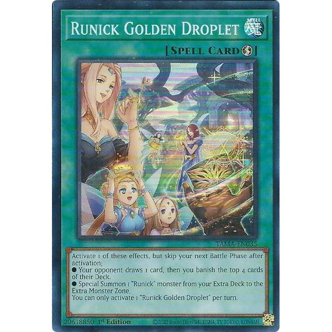 Image for Runick Golden Droplet (TAMA-EN035) (TAMA) - YuGiOh