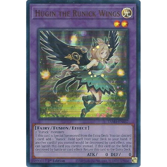 Image for Hugin the Runick Wings (TAMA-EN037) (TAMA) - YuGiOh