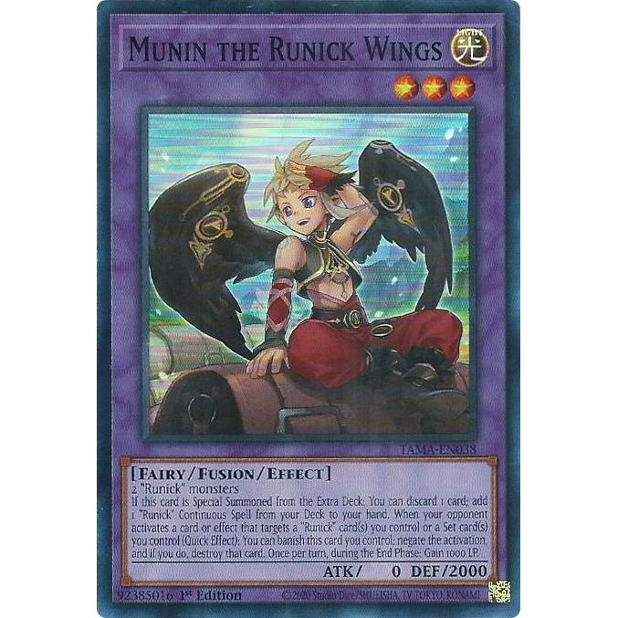 Image for Munin the Runick Wings (TAMA-EN038) (TAMA) - YuGiOh