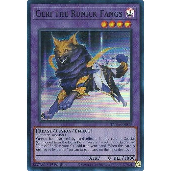 Image for Geri the Runick Fangs (TAMA-EN039) (TAMA) - YuGiOh