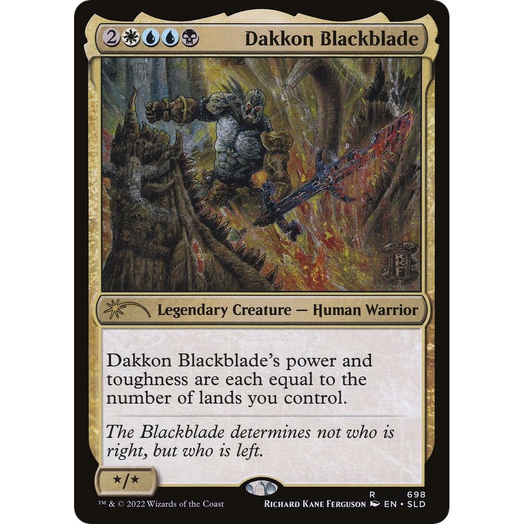 Image for Dakkon Blackblade (698) (SLD) - Magic: The Gathering